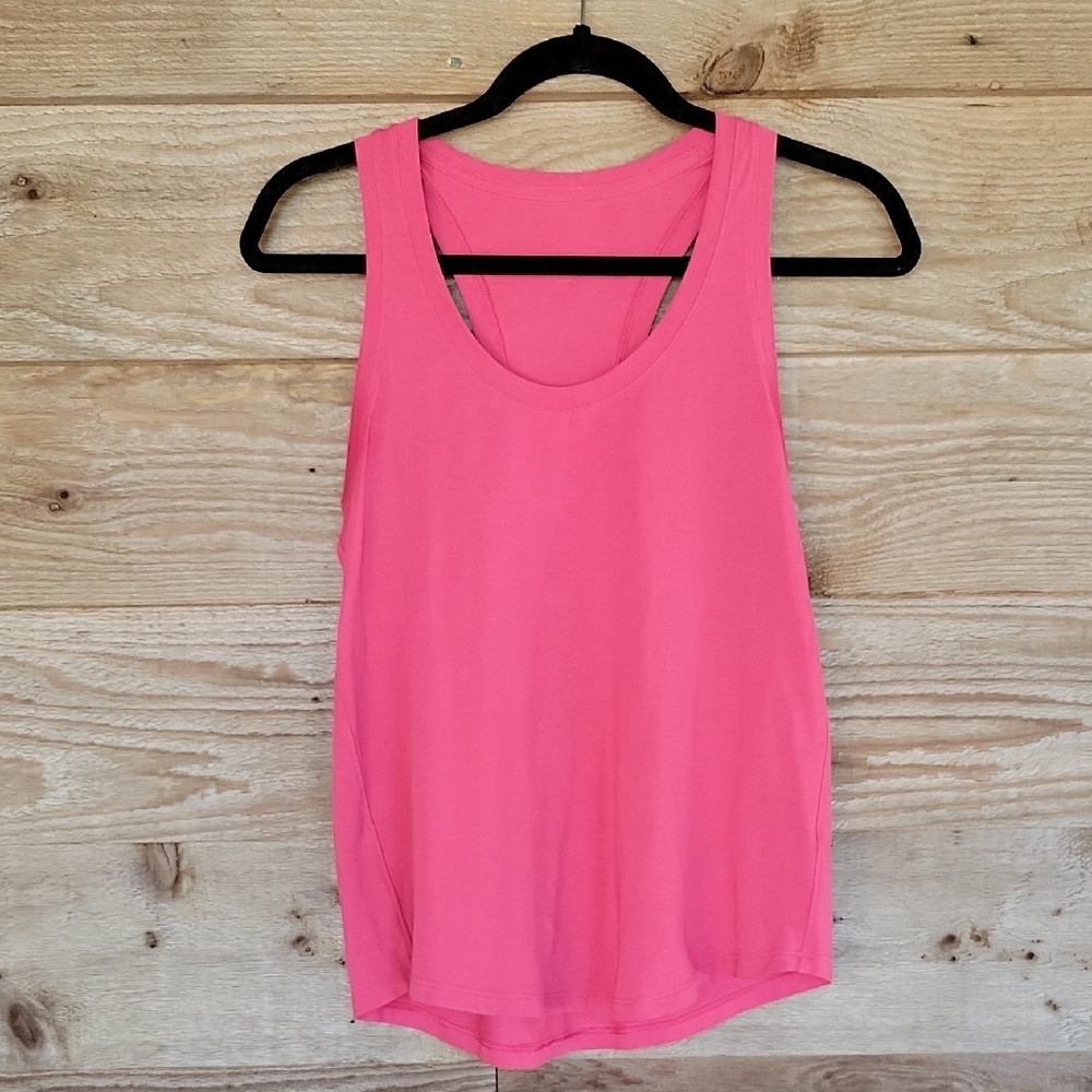 Lululemon Size 4 Hot Pink Sleeveless Racerback Tank Top